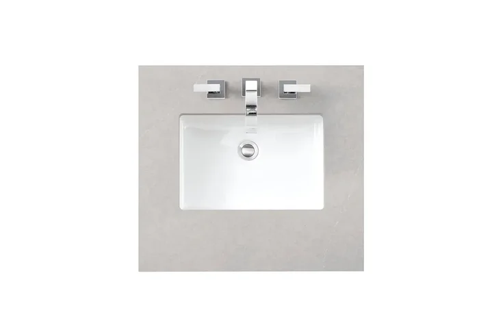 26″ Single Top, 3 Cm Eternal Serena Quartz W/ Sink