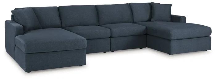 4-Piece Sectional With Chaise