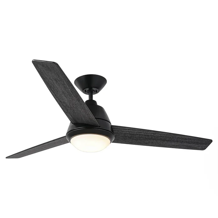 52″ 4 Speed Wall Control Ceiling Fan with LED Lighting