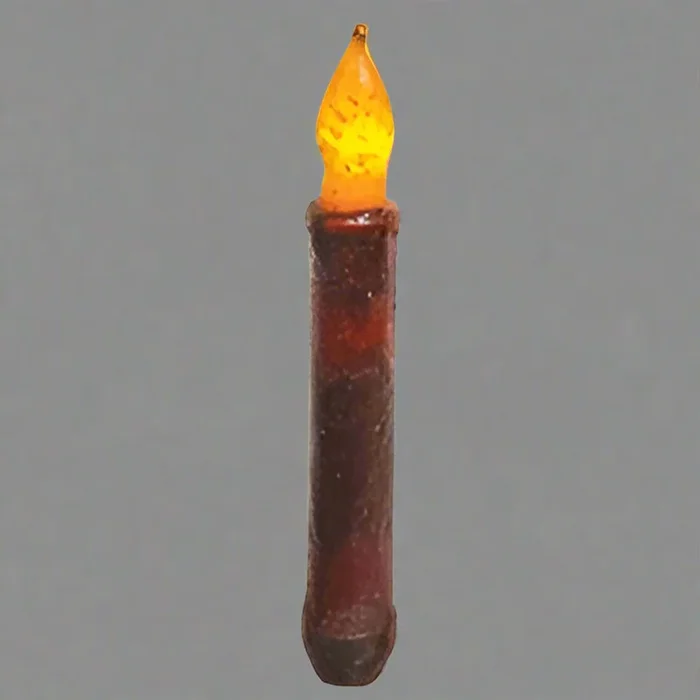 6″ Burgundy Timer Taper
