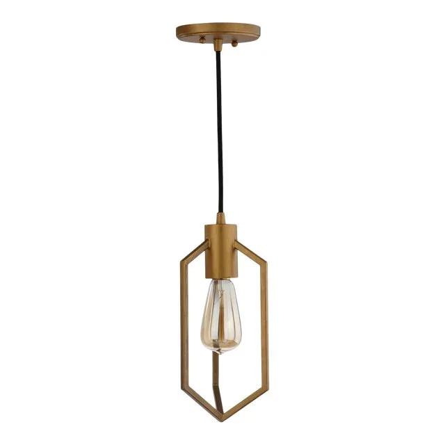 6-Inch Diameter Adjustable Pendant – Gold
