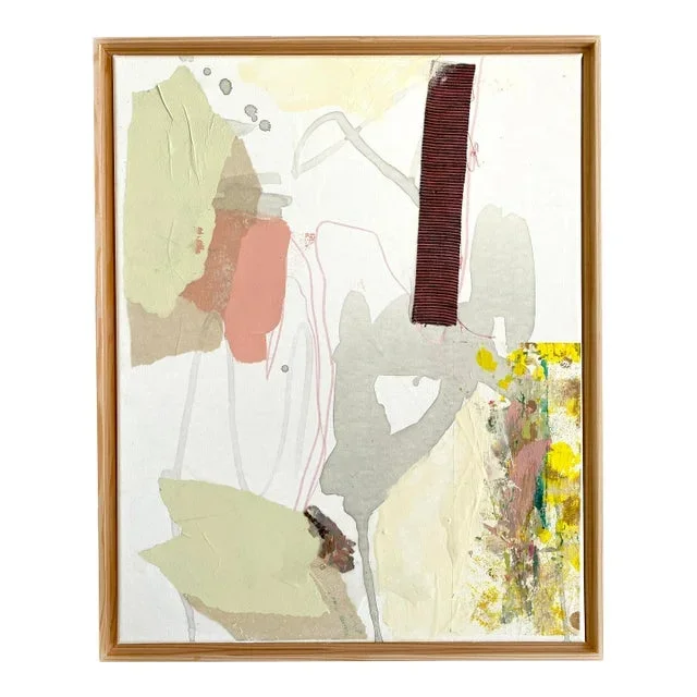 “Bubbles at the Beach” 2023 Framed Painting