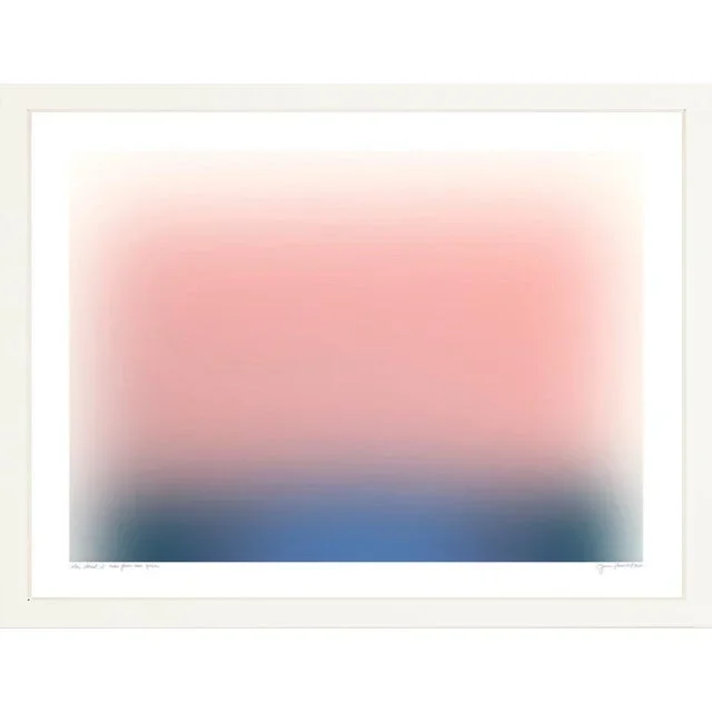 “Color Cloud 12” Contemporary Abstract Print by Jessica Poundstone, Framed