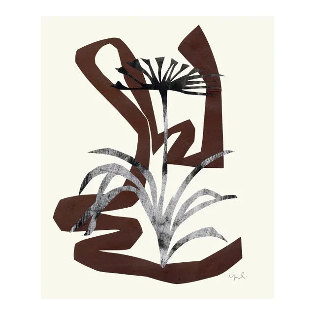“Florida Flower” Original Collage Art by Yuki Osada