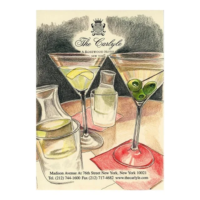 “Sidecar at Bemelmans” Giclee Print by Tess Ramirez
