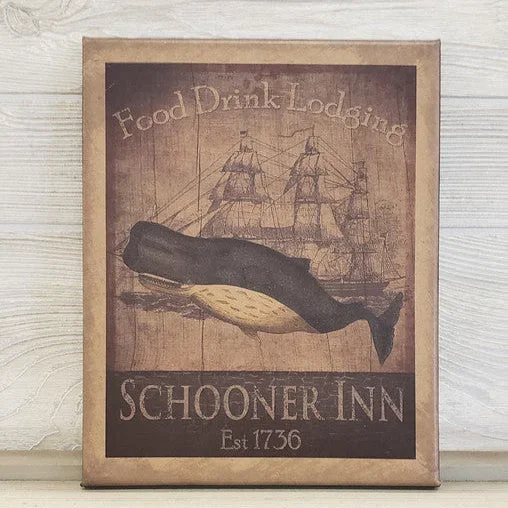 8X10 Schooner Inn Canvas Print