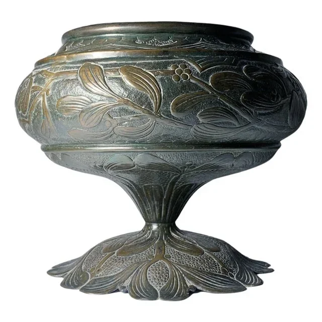 A. Bastet Lyon Art Nouveau Planter Urn or Lamp Base