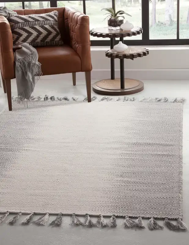 Abacasa Lola 5103 Hand Woven Blue, Ivory Area Rugs