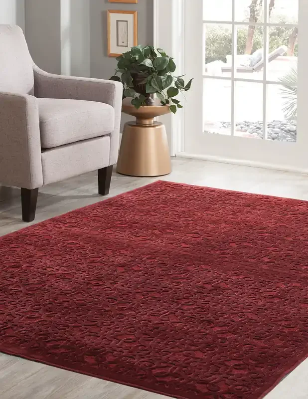 Abacasa Napa 6032 Machine-woven Red Area Rugs