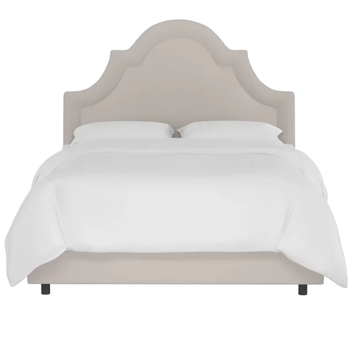Abigail Bed – Linen Fog