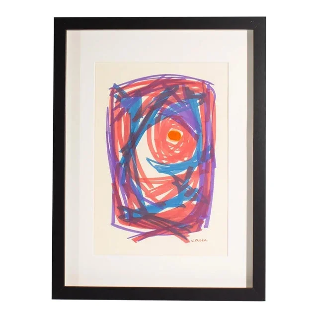 Abstract Marker Drawing by Vern Rader