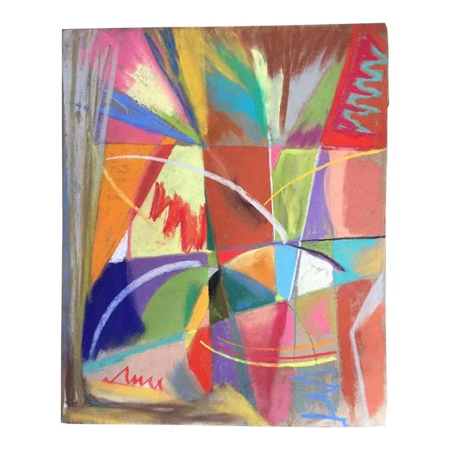 Abstraction Pastel No. 108 by Erik Sulander 12 X 15 Original