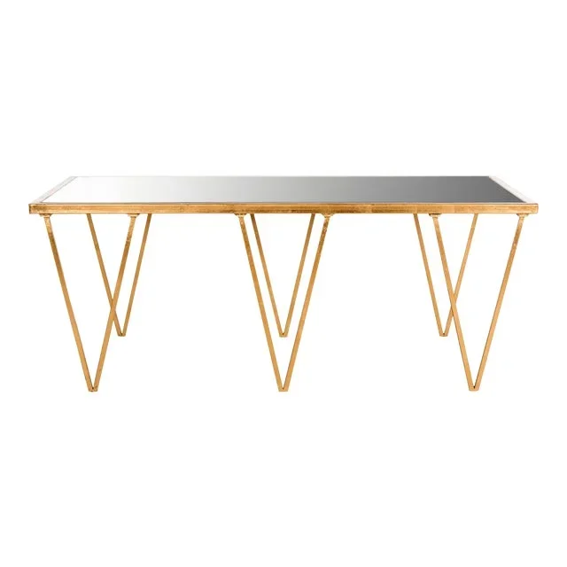 Adams Coffee Table in Antique Gold