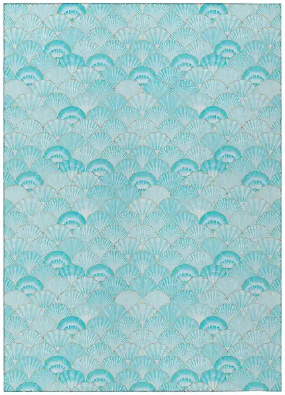 Addison Rugs ASR32 Surfside Machine Made Aqua Area Rugs