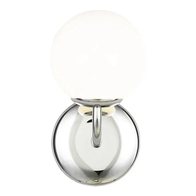 AERIN By Visual Comfort Studio Galassia 1-Light Bath Sconce in Polished Nickel