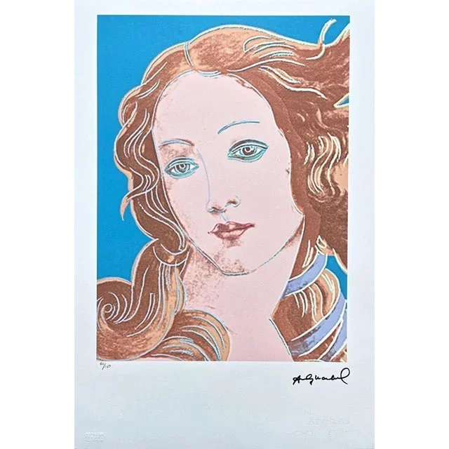 After Andy Warhol, Birth of Venus Blue, 1980s, Lithograph