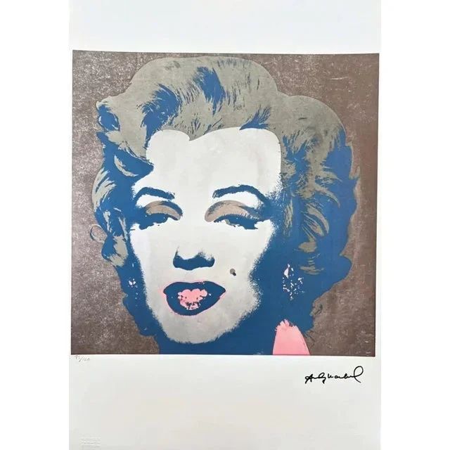 After Andy Warhol, Marilyn Monroe Brown, 1980s, Lithograph