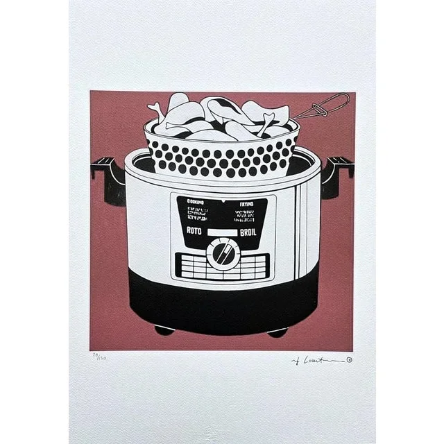 After Roy Lichtenstein, “Roto Broil”, 1990s, Silk-Screen