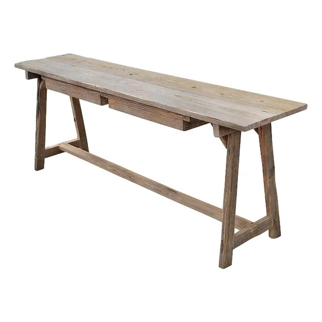 Agnes Console Table made from Reclaimed Wood by Petersen Antiques
