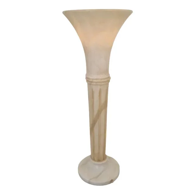 Alabaster Table Lamp, 1970s