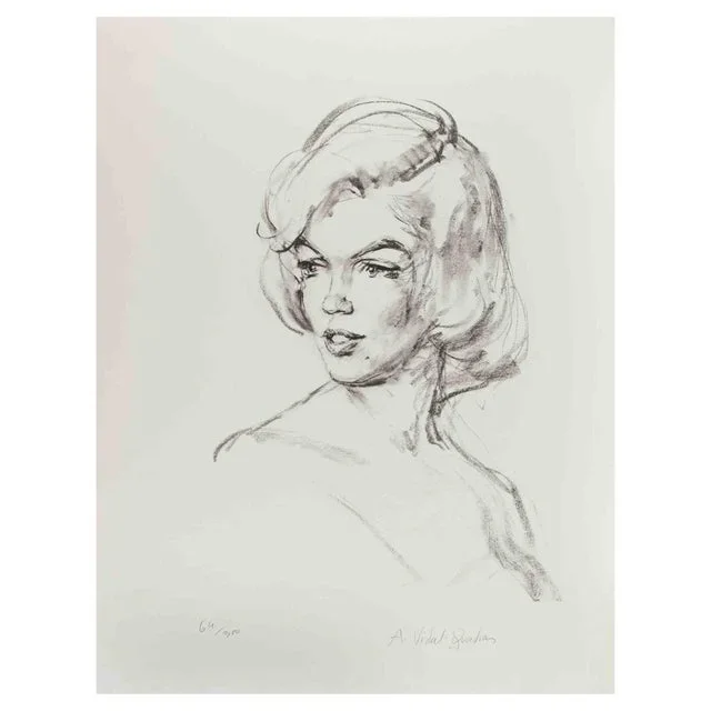 Alejo Vidal-Quadras, Just Marilyn, Lithograph, Mid-20th Century