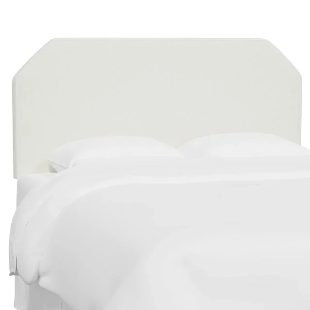 Alex California King Headboard in Zuma White