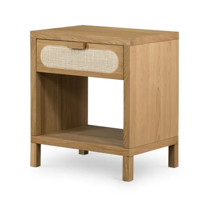 Allegra Nightstand-Natural Cane