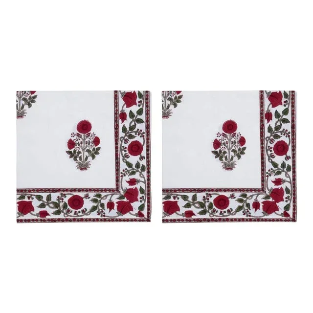 Amaya Napkins, Red – a Pair