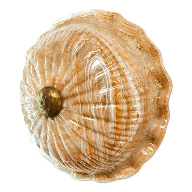 Amber Murano Ceiling Light, 1990s