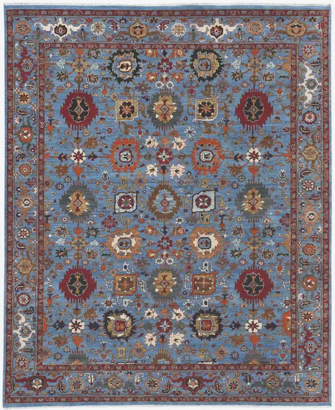 Amer Rugs Antiquity ANQ-14 Blue Blue Hand-knotted Area Rugs