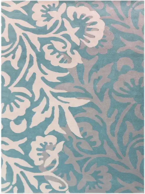 Amer Rugs Bombay BOM-3 Teal Blue Hand-tufted Area Rugs