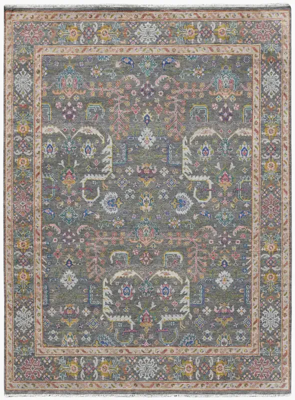 Amer Rugs Bristol BRS-19 Gray Gray Hand-knotted Area Rugs