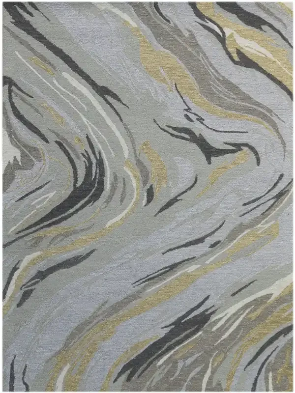 Amer Rugs Carrara CRR-12 Platinum Gray Hand-tufted Area Rugs