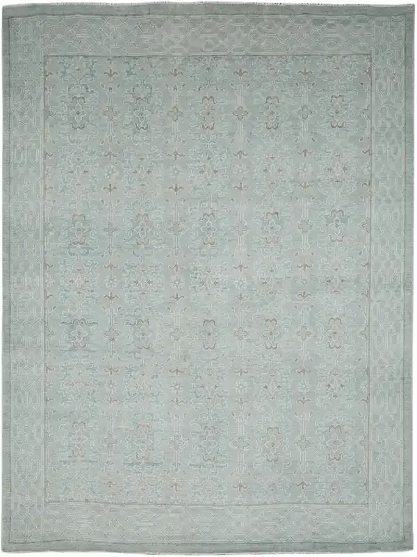Amer Rugs Empress EMP-1 Light Blue Blue Hand-knotted Area Rugs