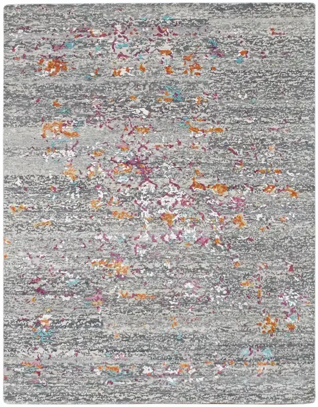Amer Rugs Essence ESS-5 Storm Gray Hand-knotted Area Rugs