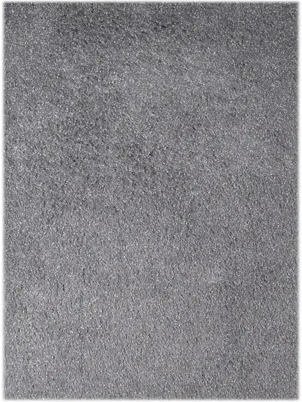 Amer Rugs Peacock PEK-6 Silver Ivory/white Shag Area Rugs