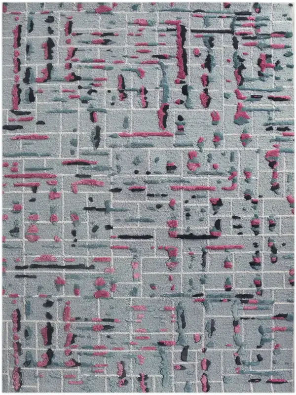 Amer Rugs Perla PRL-21 Pink Pink Hand-tufted Area Rugs