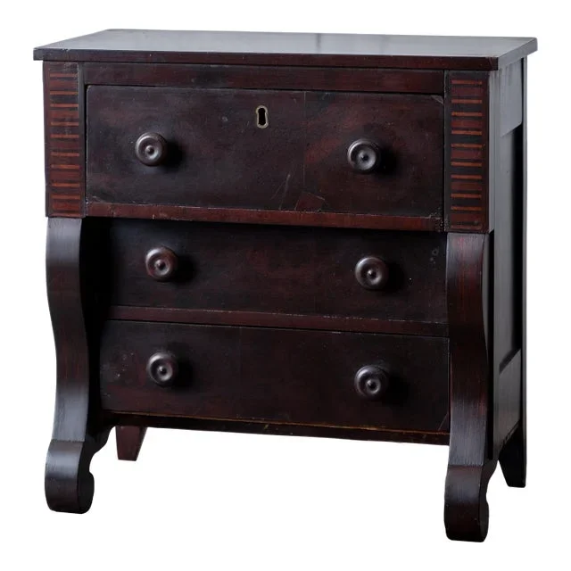 American Empire Salesman Sample Chest of Drawers