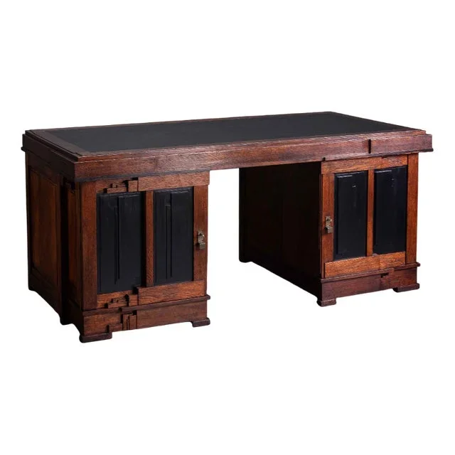 Amsterdam School Executive Desk, 1920s