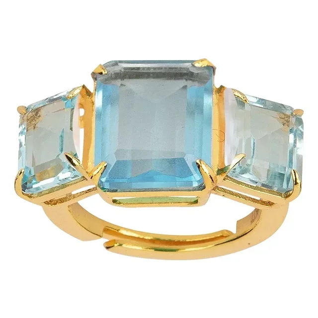 Annette Ring, Light Blue, Size 9