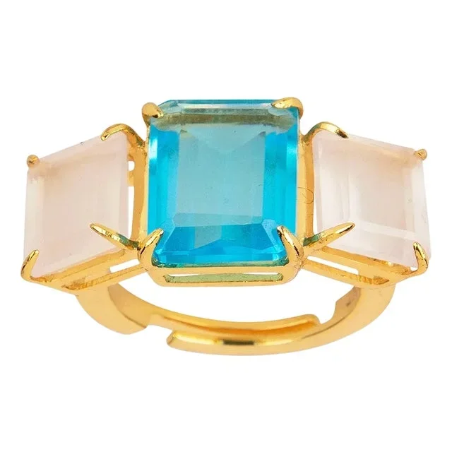 Annette Ring, Pink, Size 8