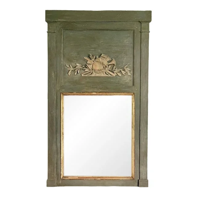 Antique 19th Century French Trumeau Mirror