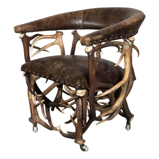 Antique Antler Chair