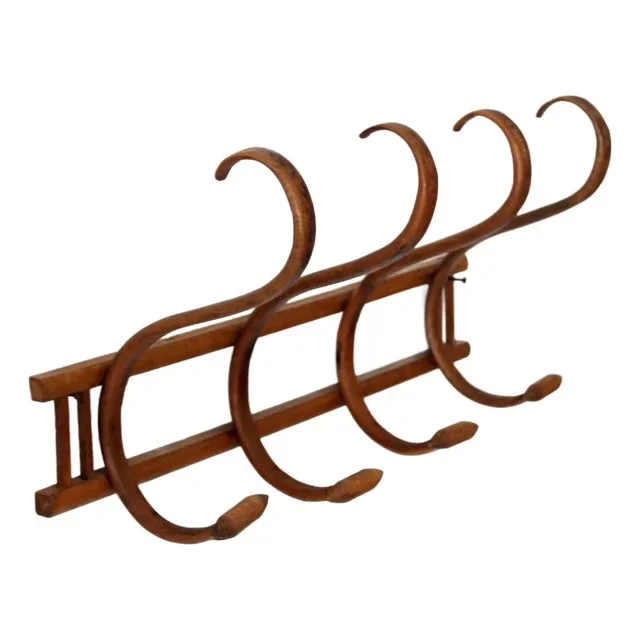 Antique Bentwood Wall Rack