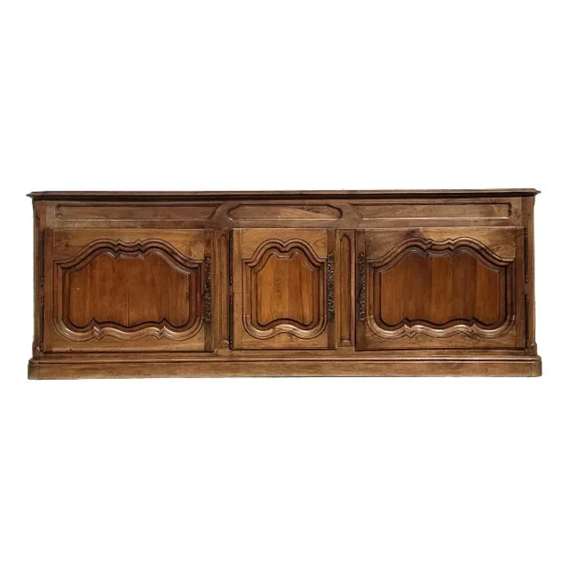 Antique Boho 19th Century Carved Credenza