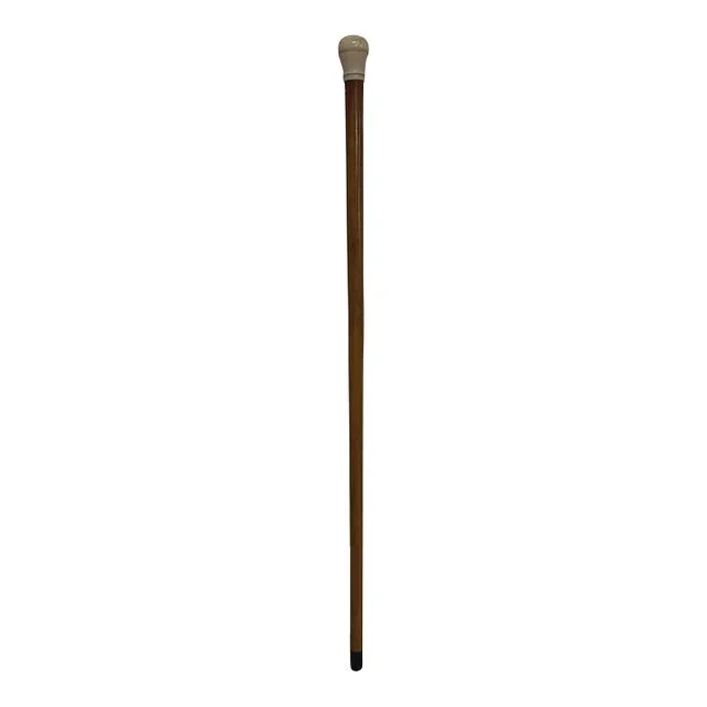 Antique Bone Handle Cane With Hidden Sewing Kit