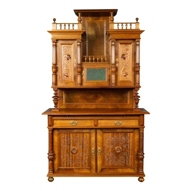 Antique Buffet in Oak & Pine