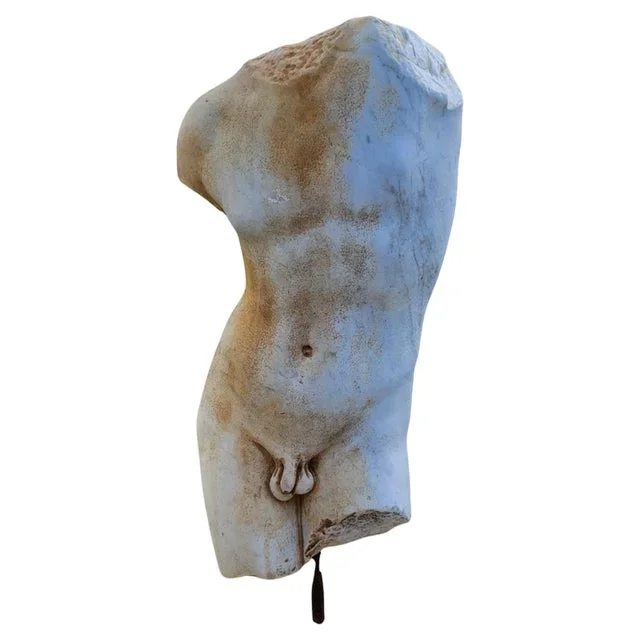 Antique Carrara Marble Roman Torso