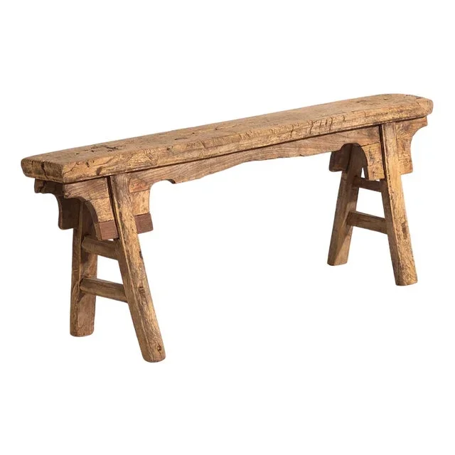 Antique Chinese Bench, 1870s
