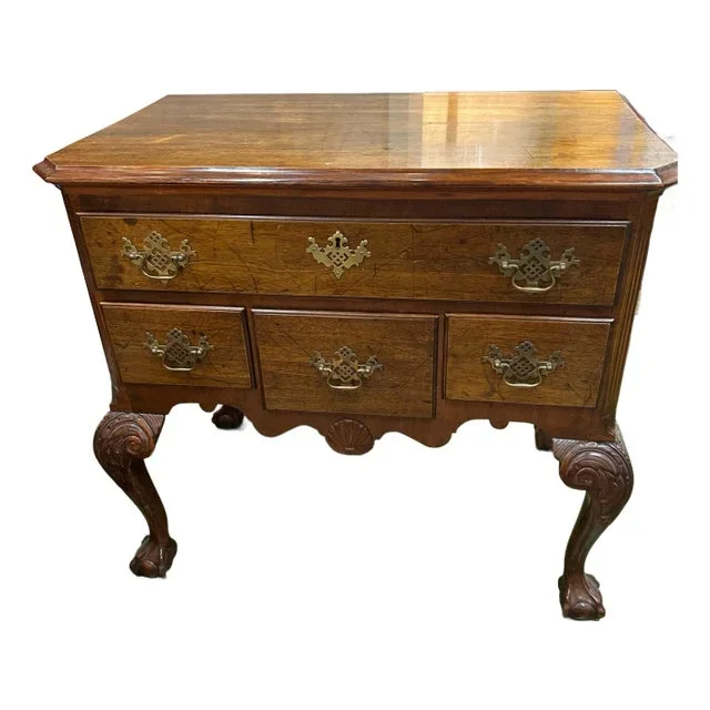 Antique Chippendale Ball & Claw Lowboy